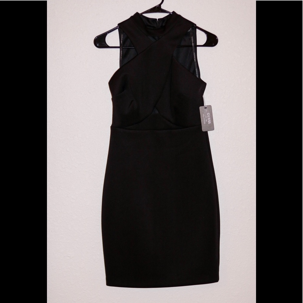 Guess Keyhole Bodycon Dress